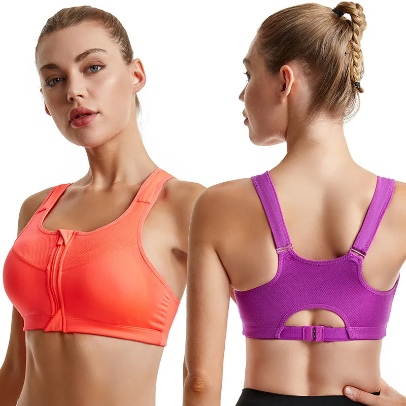 2023 New Front Zipper Sports Underwear Women's Running Shockproof High Strength Push up and Anti-Sagging Yoga Vest Wireless Bra
2023 New Front Zipper Sports Underwear Women's Running Shockproof High Strength Push up and Anti-Sagging Yoga Vest Wireless Bra