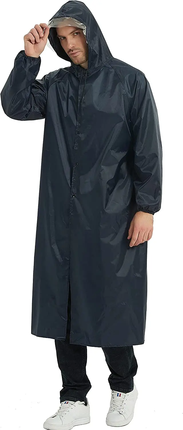 Rain Coat for Mens Ponchos with Hoods Rainwear Waterproof Rain Jacket Lightweight Raincoats Windbreaker for Men Women
Rain Coat for Mens Ponchos with Hoods Rainwear Waterproof Rain Jacket Lightweight Raincoats Windbreaker for Men Women