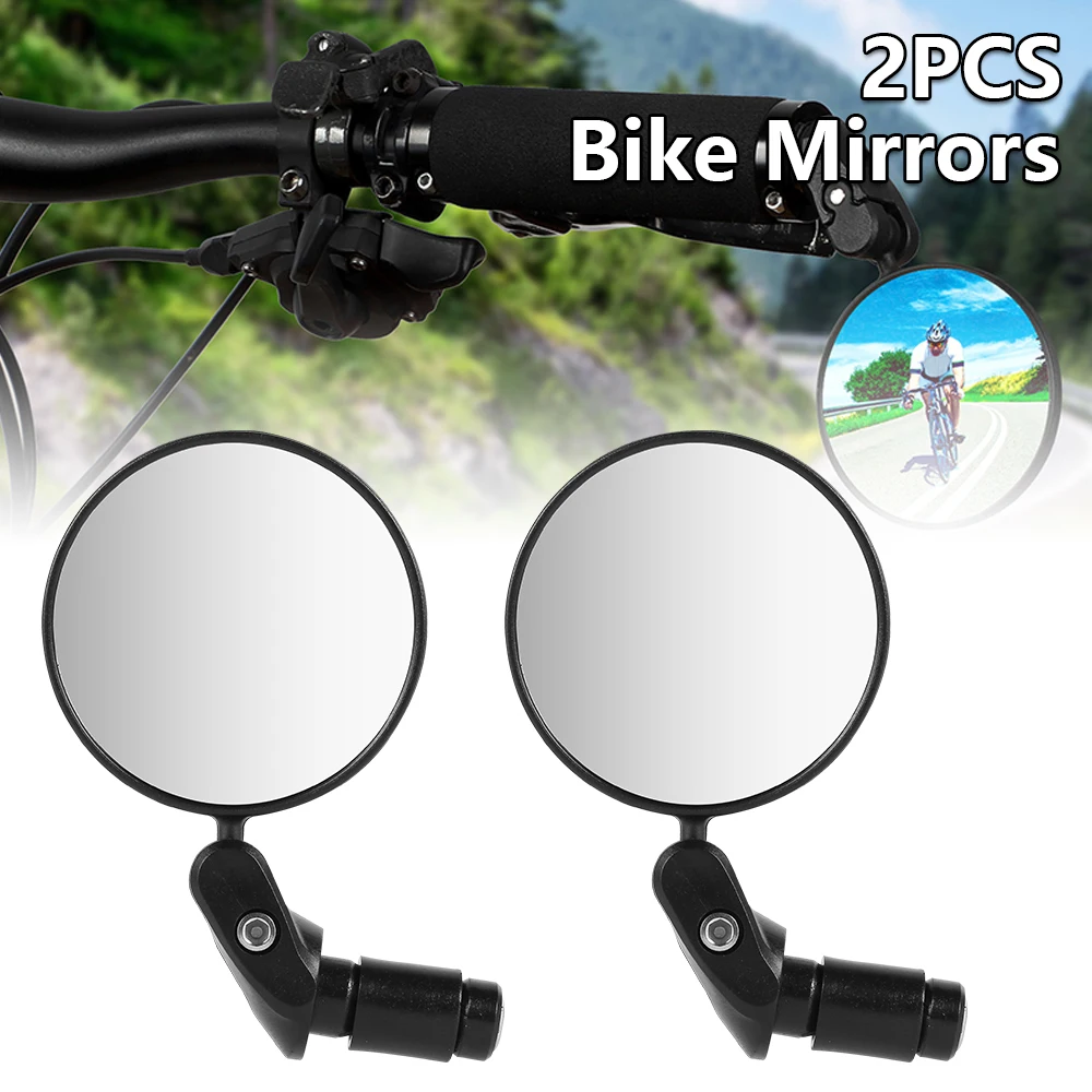 2pcs Bike Rear View Mirror Bicycle Handlebar Rearview Mirror Adjustable 360° Rotatable Bike Mirror Wide Angle Convex Cycling
2pcs Bike Rear View Mirror Bicycle Handlebar Rearview Mirror Adjustable 360° Rotatable Bike Mirror Wide Angle Convex Cycling