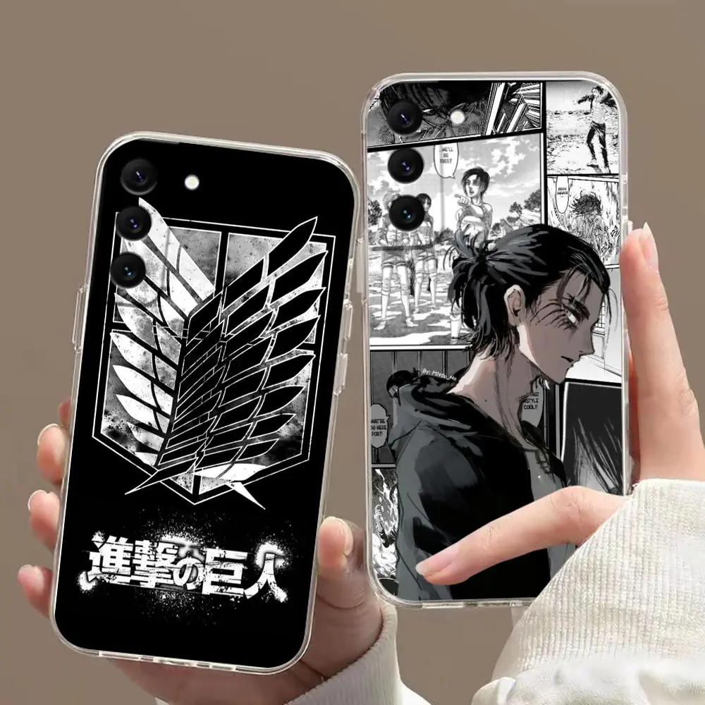 Hot Eren Attack on Titan Cover Transparent Case For Samsung Note 20 S22 S23 S9 S10 4G Lite S10e S20 S21 FE Plus Ultra 5G Case
Hot Eren Attack on Titan Cover Transparent Case For Samsung Note 20 S22 S23 S9 S10 4G Lite S10e S20 S21 FE Plus Ultra 5G Case