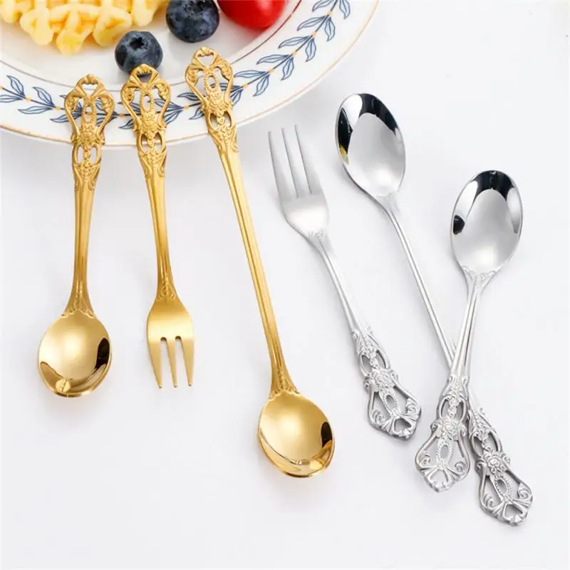 European-style Stainless Steel Dessert Spoon Long Handle Mixing Spoon Coffee Spoon Fork Tableware Ice Cream Scoops Tea Spoon
European-style Stainless Steel Dessert Spoon Long Handle Mixing Spoon Coffee Spoon Fork Tableware Ice Cream Scoops Tea Spoon