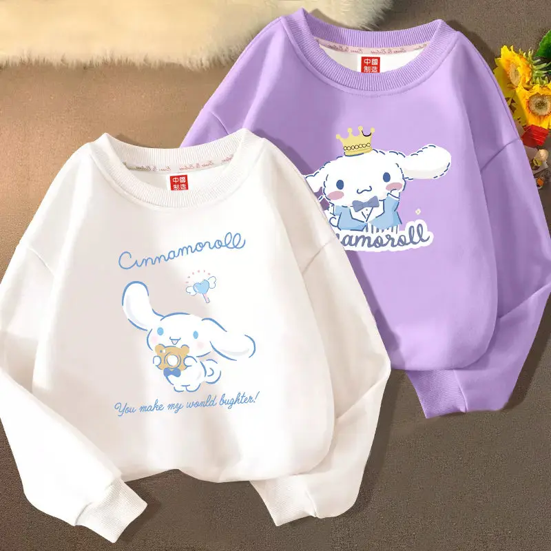 2023 Autumn Winter Kawaii Sanriod Anime Cinnamoroll Children Thick Pullover Sweaters Cartoon Boys Girls Kids Casual Clothes Gift
2023 Autumn Winter Kawaii Sanriod Anime Cinnamoroll Children Thick Pullover Sweaters Cartoon Boys Girls Kids Casual Clothes Gift