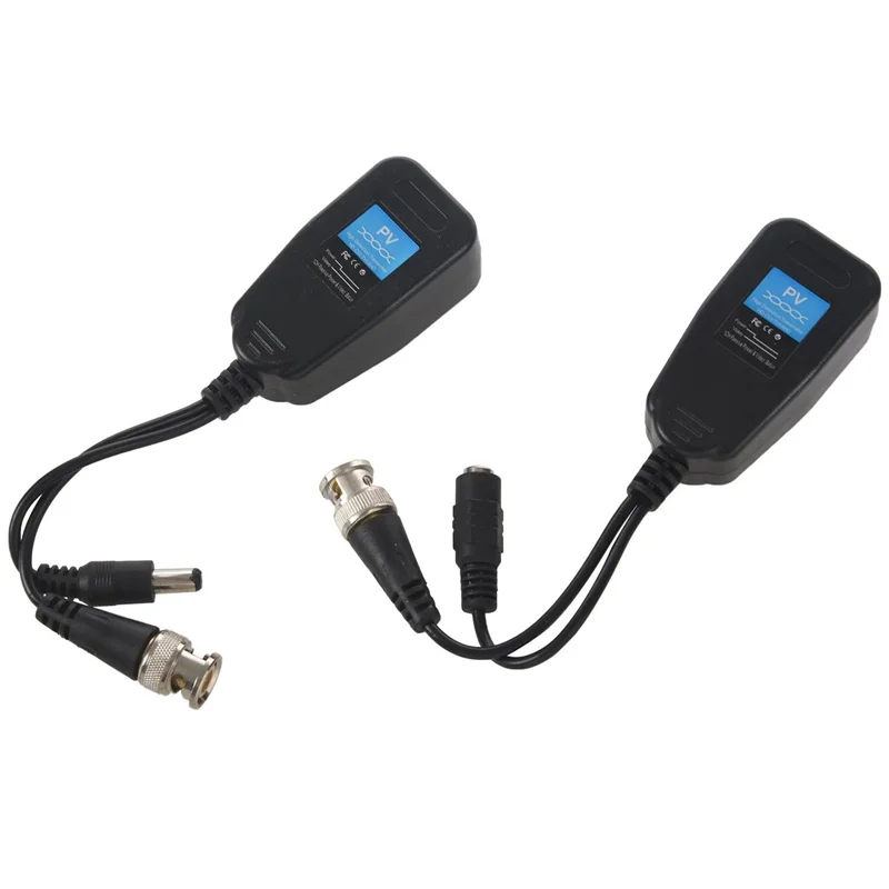 HD-CVI/TVI/AHD Passive Video Balun with Power Connector and RJ45 CAT5 Data Transmitter 1 Pair
HD-CVI/TVI/AHD Passive Video Balun with Power Connector and RJ45 CAT5 Data Transmitter 1 Pair