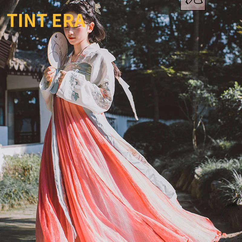 TINT ERA Chinese Style Women's Fresh Dress Elegant Super Fairy Chest Length Skirt Dress Classical Dance Femme Women
TINT ERA Chinese Style Women's Fresh Dress Elegant Super Fairy Chest Length Skirt Dress Classical Dance Femme Women