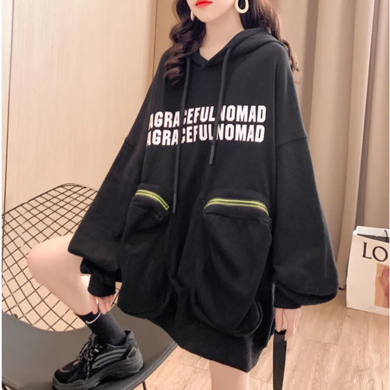 Свитшот женский с длинным рукавом, модный Свободный уличный свитшот в Корейском стиле, большие размеры, с принтом, в стиле Харадзюку, весна-о... 
Свитшот женский с длинным рукавом, модный Свободный уличный свитшот в Корейском стиле, большие размеры, с принтом, в стиле Харадзюку, весна-о...