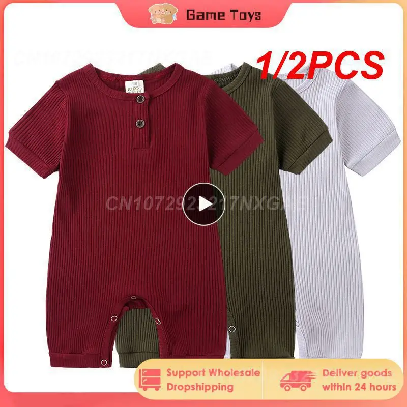 1/2PCS Pudcoco US Stock 0-18M Newborn Baby Girl Boy Solid Romper Cotton Short Sleeve Jumpsuit Button Girl Boy Summer Cotton
1/2PCS Pudcoco US Stock 0-18M Newborn Baby Girl Boy Solid Romper Cotton Short Sleeve Jumpsuit Button Girl Boy Summer Cotton