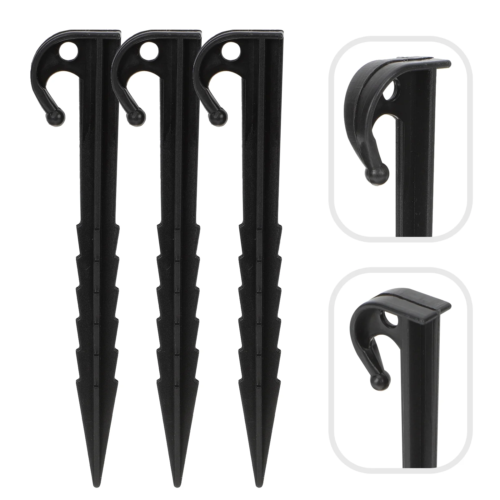 25 Pcs Garden Nails Camping Accessories Tent Pegs Outdoor Fixing Hook Plastic Spiral Shape
25 Pcs Garden Nails Camping Accessories Tent Pegs Outdoor Fixing Hook Plastic Spiral Shape