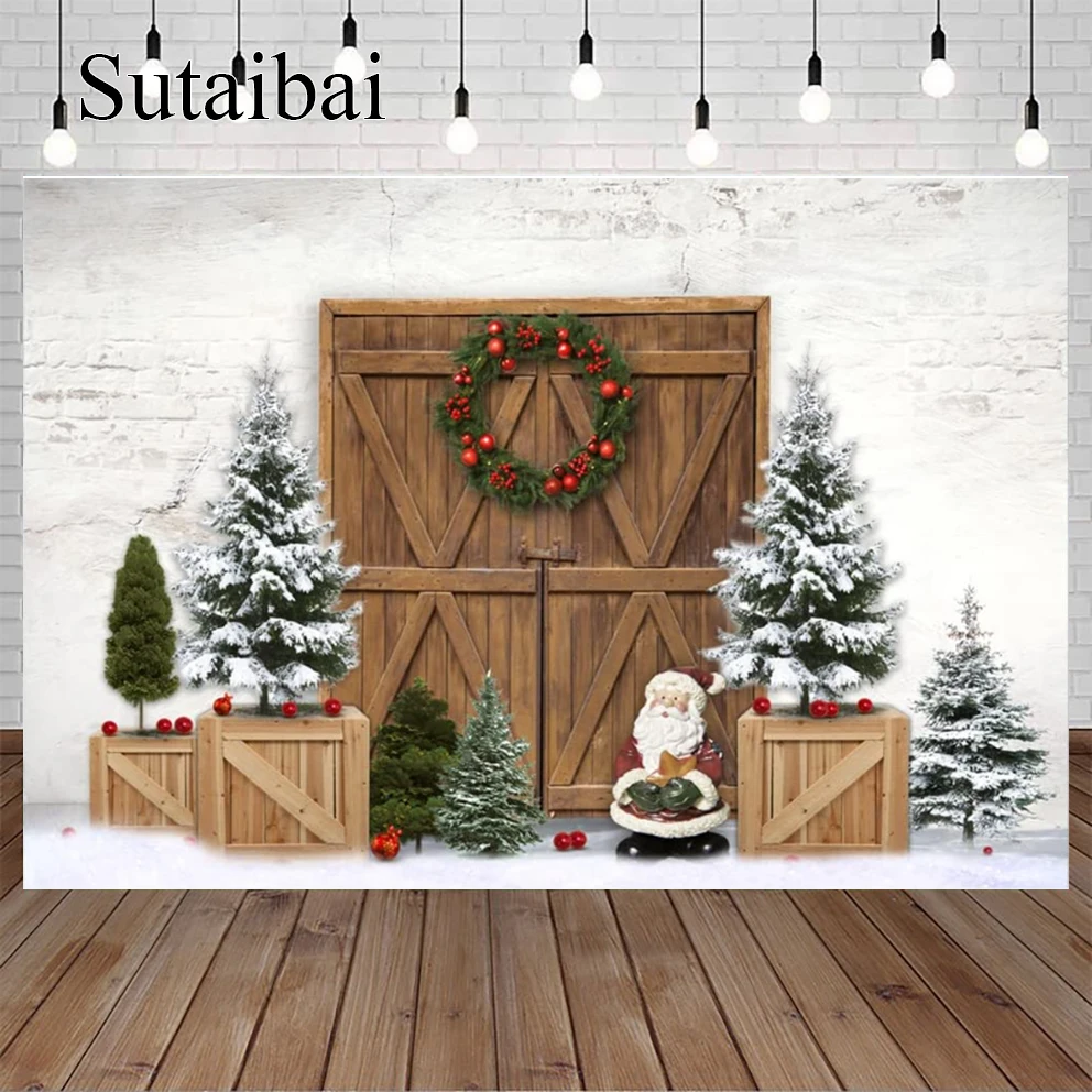 Christmas Backdrop Christmas Barn Wood Door Photography Background Xmas Tree Snow Gift Xmas Newborn Baby Shower New Year Party
Christmas Backdrop Christmas Barn Wood Door Photography Background Xmas Tree Snow Gift Xmas Newborn Baby Shower New Year Party