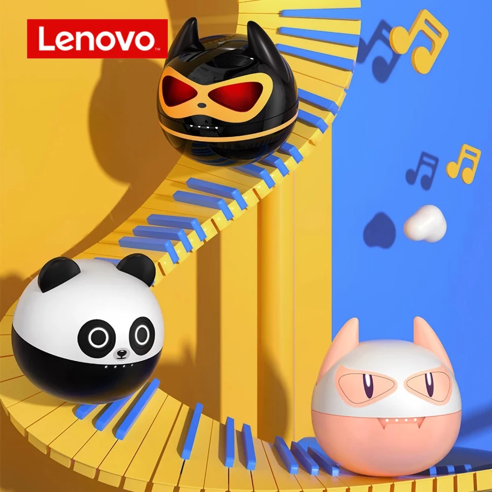 Lenovo Thinkplus X15 TWS Earphones HIFI Stereo Mini Wireless Headphones Cute Animal-shaped Headset Earbuds Gifts For Children
Lenovo Thinkplus X15 TWS Earphones HIFI Stereo Mini Wireless Headphones Cute Animal-shaped Headset Earbuds Gifts For Children