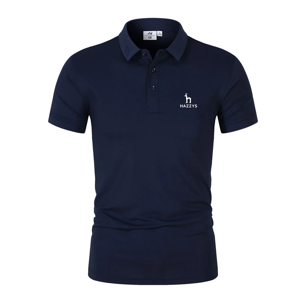 2023 HAZZYS Embroidery Logo Men's Polo Shirts Breathable Short Sleeve Casual Lapel T Shirt Fashion Luxury Brand Men's Shirt
2023 HAZZYS Embroidery Logo Men's Polo Shirts Breathable Short Sleeve Casual Lapel T Shirt Fashion Luxury Brand Men's Shirt