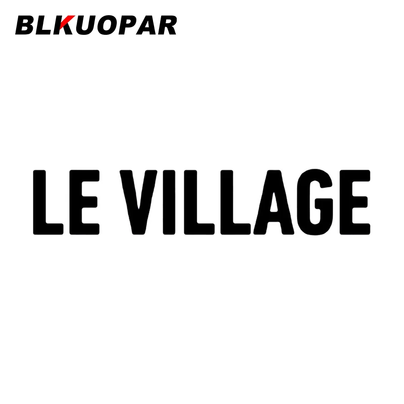 BLKUOPAR Le Village Car Sticker Personality Waterproof Sunscreen Original Decal Creative Funny Windshield Helmet Decoration
BLKUOPAR Le Village Car Sticker Personality Waterproof Sunscreen Original Decal Creative Funny Windshield Helmet Decoration