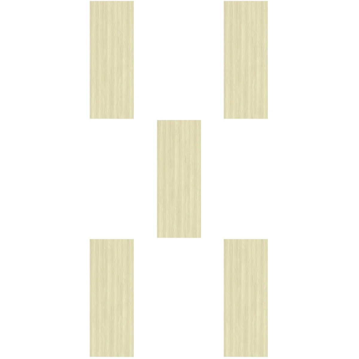 

5pcs Peel and Stick Flooring Floor Tile Wood Grain Planks Sticker for Bedroom Kitchen