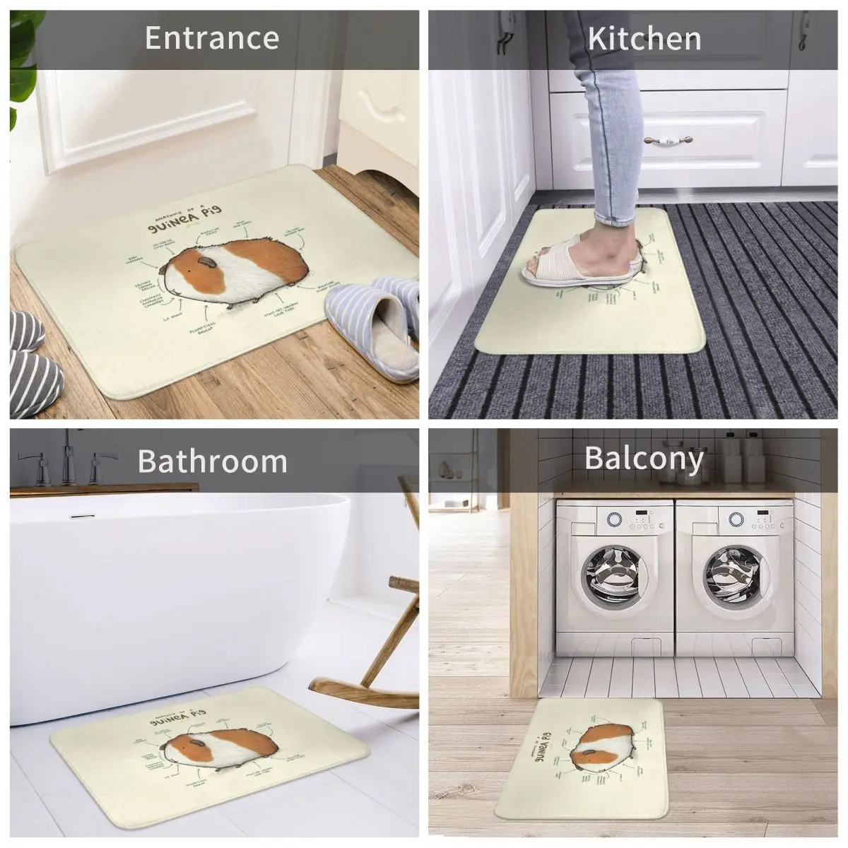 Bath Mat Anatomy Of A Guinea Pig Decor 3D Rug Carpet Doormat Non-slip Entrance Living Room Home Kitchen Durable Bedroom Hallway
Bath Mat Anatomy Of A Guinea Pig Decor 3D Rug Carpet Doormat Non-slip Entrance Living Room Home Kitchen Durable Bedroom Hallway