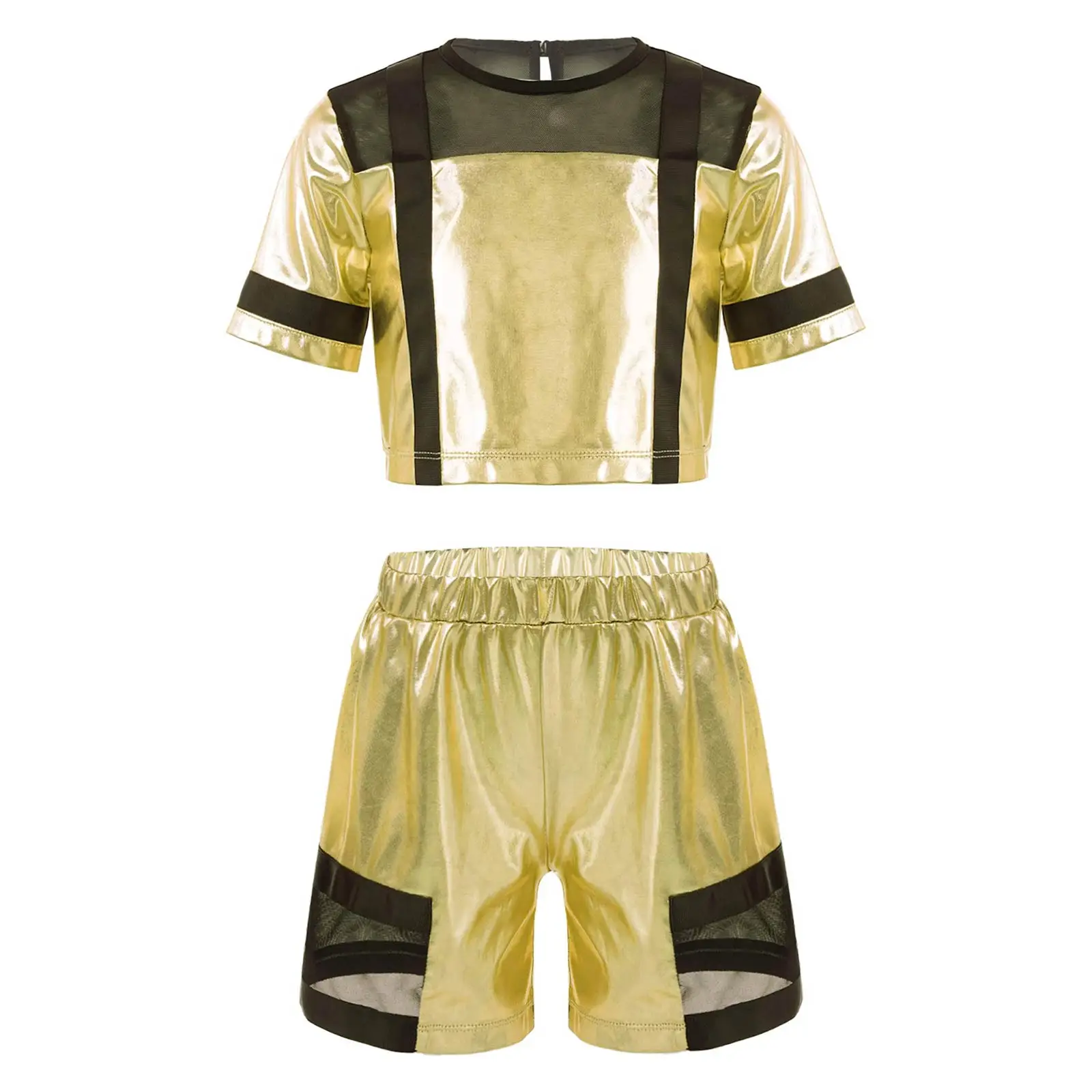 Kids Girls Clothes Set Crop Top + Shorts Outfits for Jazz Street Modern Dance Show Costume Children Hip Hop Stage Dancing Suits
Kids Girls Clothes Set Crop Top + Shorts Outfits for Jazz Street Modern Dance Show Costume Children Hip Hop Stage Dancing Suits