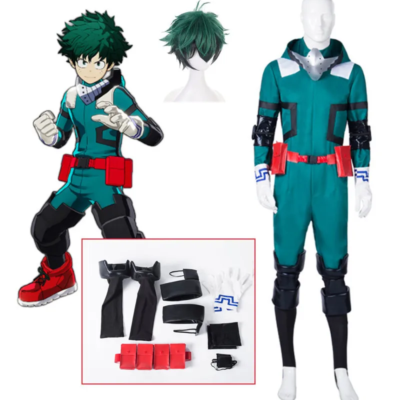 My Hero Academia Midoriya Izuku Cosplay Costume Aldult Unisex Jumpsuits Accessories Combat Uniform Anime Halloween Suit
My Hero Academia Midoriya Izuku Cosplay Costume Aldult Unisex Jumpsuits Accessories Combat Uniform Anime Halloween Suit