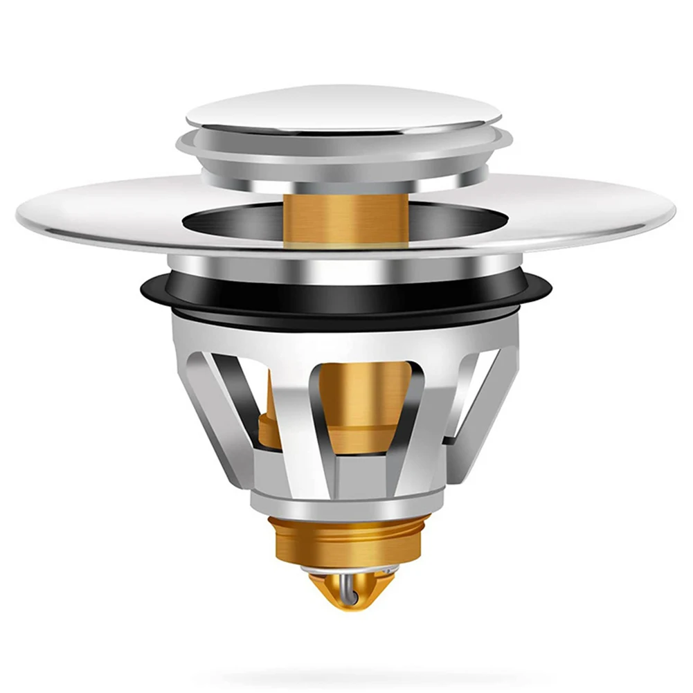 Washbasin Bouncing Plug Core Bouncing Core Universal Drain Plug Press-type Leaking Accessories Washbasin Deodorant Artifact
Washbasin Bouncing Plug Core Bouncing Core Universal Drain Plug Press-type Leaking Accessories Washbasin Deodorant Artifact