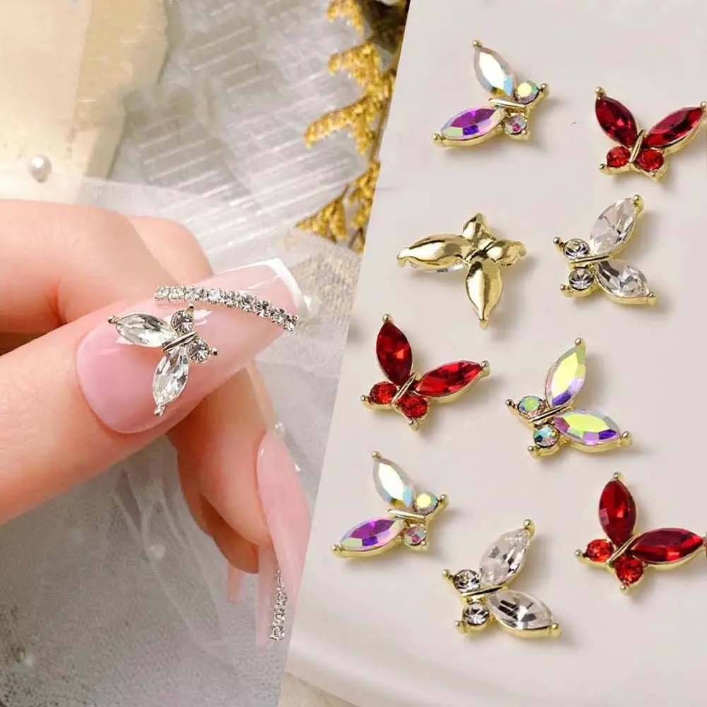 5pcs 3D Butterfly Alloy Zircon Crystal Glass Rhinestone Nail Pendant Jewelry Luxury Multi-color DIY Decorative Accessories
5pcs 3D Butterfly Alloy Zircon Crystal Glass Rhinestone Nail Pendant Jewelry Luxury Multi-color DIY Decorative Accessories