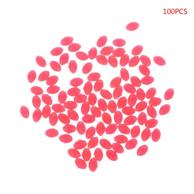 100Pcs Oval Luminous Fishing Lures Fishing Beads Sea Hard Floating Float Tackles
100Pcs Oval Luminous Fishing Lures Fishing Beads Sea Hard Floating Float Tackles