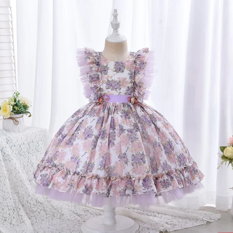 Baby Girls Dresses Birthday Baptism Lolita Princess Dresses Summer Sleeveless Bow Floral Clothes Girl Ball Gown Princess Party
Baby Girls Dresses Birthday Baptism Lolita Princess Dresses Summer Sleeveless Bow Floral Clothes Girl Ball Gown Princess Party