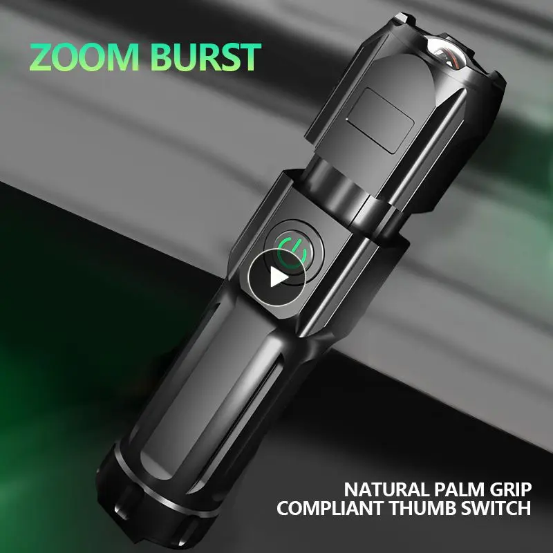 Portable Focusing Flashlight Led Rechargeable Outdoor Lighting Lamp Lighting Flashlight Flashlight Strong Light Usb Charging
Portable Focusing Flashlight Led Rechargeable Outdoor Lighting Lamp Lighting Flashlight Flashlight Strong Light Usb Charging