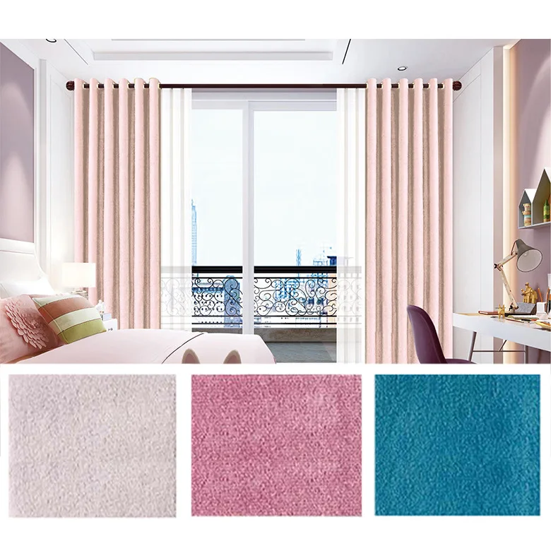 Full blackout curtain fabric Dutch velvet living room bedroom solid color soundproof curtain new Chinese style balcony Roman cur
Full blackout curtain fabric Dutch velvet living room bedroom solid color soundproof curtain new Chinese style balcony Roman cur