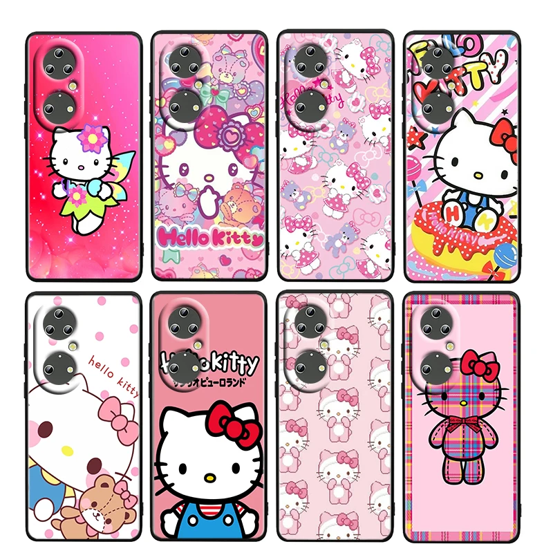 Cartoon Hello Kitty Gift For Huawei P50 P20 P30 P40 5G P10 Pro Lite E Plus P9 Lite Mini TPU Silicone Soft Black Phone Case Coque
Cartoon Hello Kitty Gift For Huawei P50 P20 P30 P40 5G P10 Pro Lite E Plus P9 Lite Mini TPU Silicone Soft Black Phone Case Coque