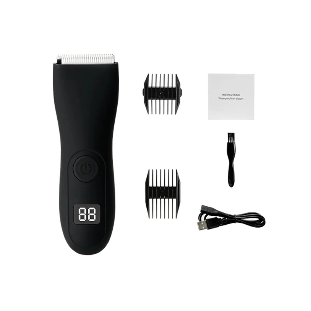 Electric Groin Hair Trimmer Body Groomer Shaver for Men Waterproof Wet/Dry Clippers Male Face Beard
Electric Groin Hair Trimmer Body Groomer Shaver for Men Waterproof Wet/Dry Clippers Male Face Beard