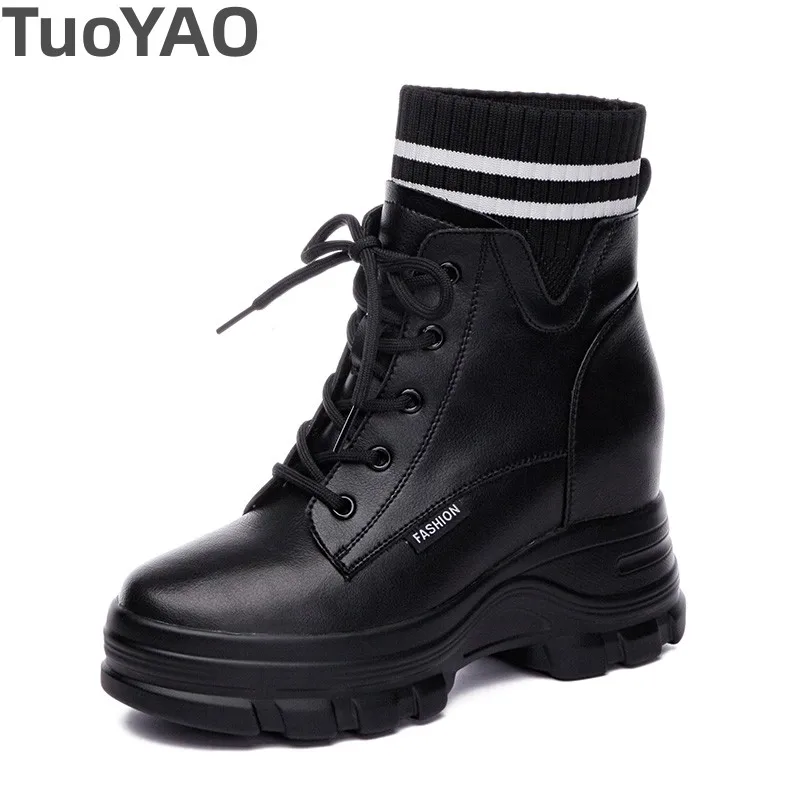 9cm Cow Leather High Top Sneakers Spring Autumn Women Ankle Boots Platform Wedge Winter Plush Hidden Heels Plush Fashion Shoes 
9cm Cow Leather High Top Sneakers Spring Autumn Women Ankle Boots Platform Wedge Winter Plush Hidden Heels Plush Fashion Shoes