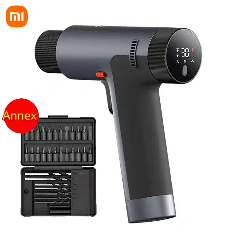 Xiaomi Mijia Smart Brushless Smart Home Electric Drill Smart Screen Displays Multi-function Home DIY Screwdriver Power Tool
Xiaomi Mijia Smart Brushless Smart Home Electric Drill Smart Screen Displays Multi-function Home DIY Screwdriver Power Tool