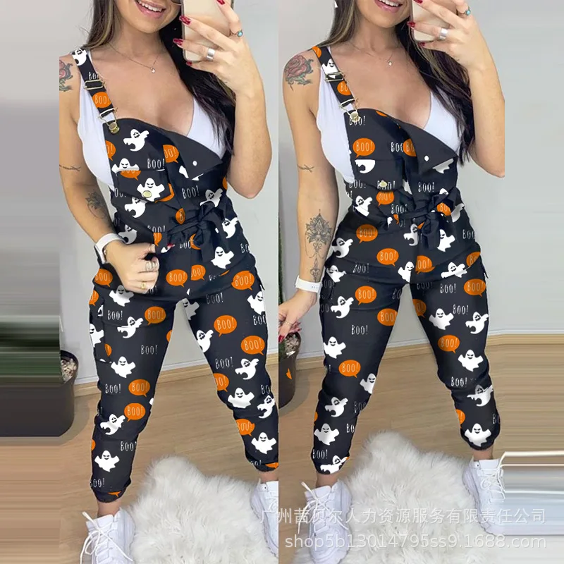 Wepbel Halloween Printed Jumpsuits Halloween Overalls Skinny Pencil Pants Jumpsuits Mid Waist Sexy Streetwear Jumpsuits
Wepbel Halloween Printed Jumpsuits Halloween Overalls Skinny Pencil Pants Jumpsuits Mid Waist Sexy Streetwear Jumpsuits