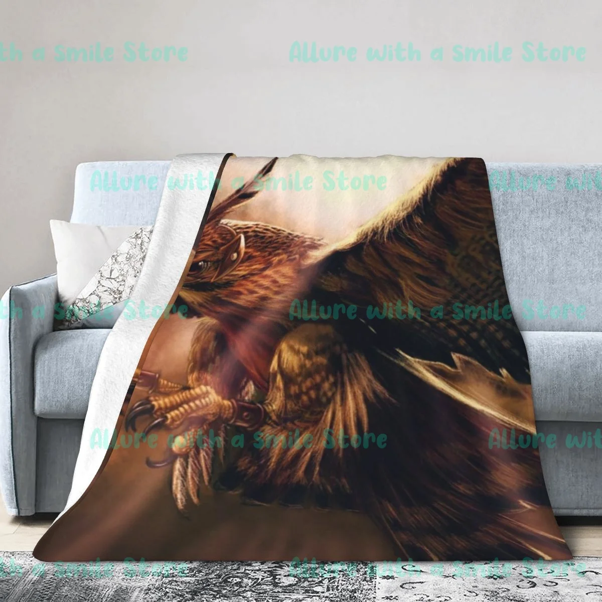 3D Animal Eagle Blanket Flannel Blanket Soft Fleece Throw Blanket Lightweight All Seasons Warm for Couch Sofa Bedroom Quilt
3D Animal Eagle Blanket Flannel Blanket Soft Fleece Throw Blanket Lightweight All Seasons Warm for Couch Sofa Bedroom Quilt