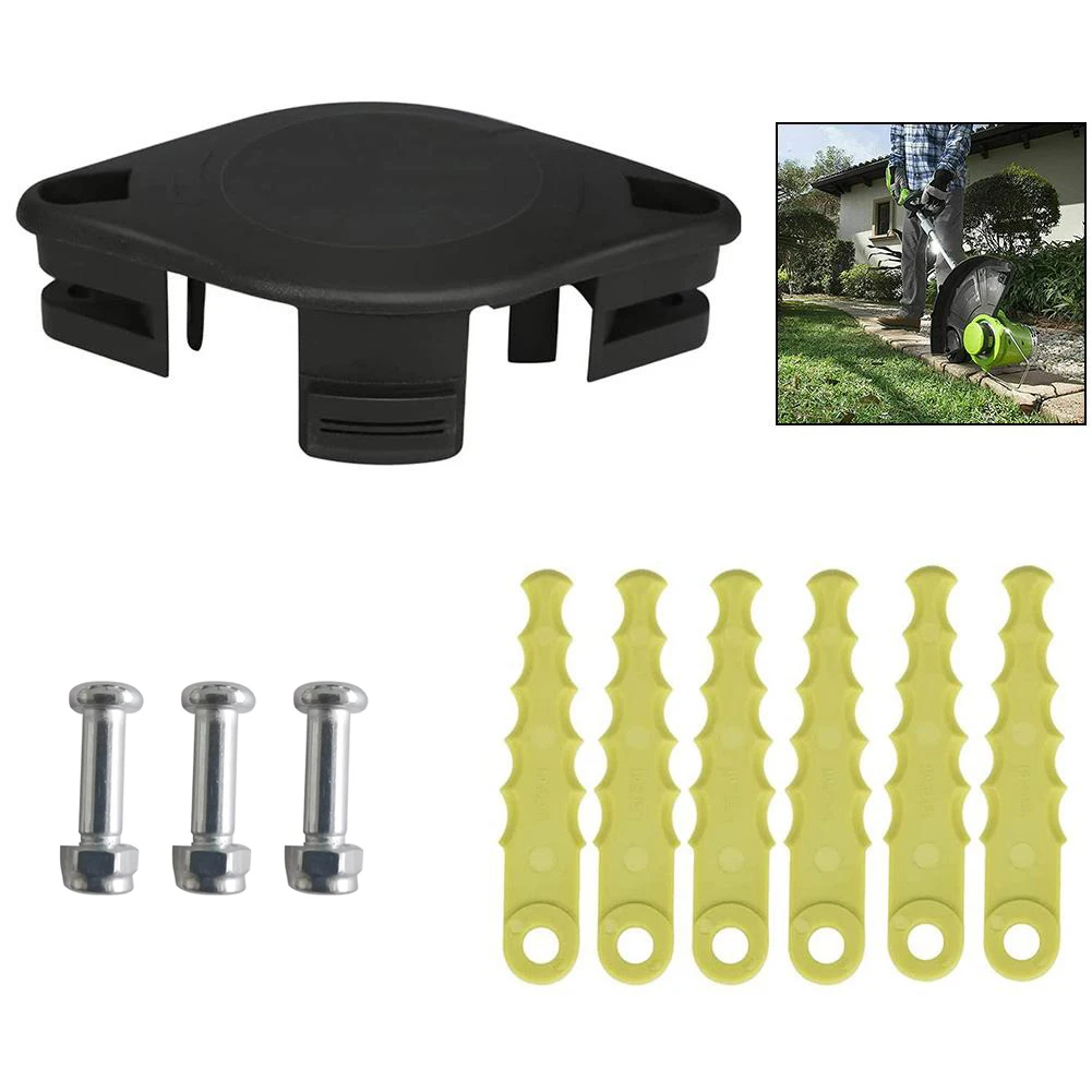 Grass Trimmer Blades Pivoting Fixed Line 2-in-1 Bladed Head Set For Ryobi ACFHRL2 218V 24V Lawn Mower Accessories
Grass Trimmer Blades Pivoting Fixed Line 2-in-1 Bladed Head Set For Ryobi ACFHRL2 218V 24V Lawn Mower Accessories