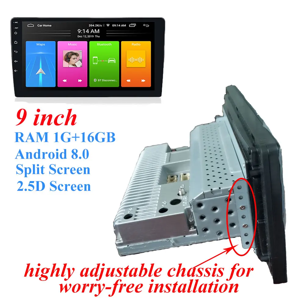 Android 8.0 universal Car Player 2 din 1G RAM+16G android car radio GPS NAVIGATION WIFI Bluetooth 2.5D IPS Split Screen Rear CAM
Android 8.0 universal Car Player 2 din 1G RAM+16G android car radio GPS NAVIGATION WIFI Bluetooth 2.5D IPS Split Screen Rear CAM