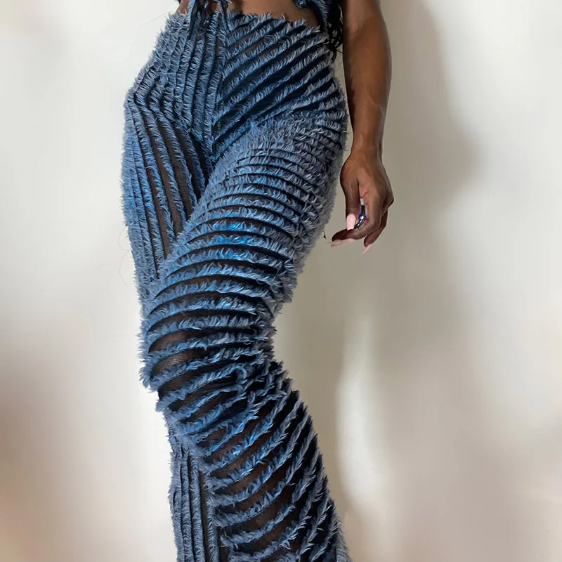 Пикантные прозрачные женские брюки с высокой талией, пушистая текстура, прозрачная уличная одежда, корейская мода, повседневные брюки, женские брюки
Пикантные прозрачные женские брюки с высокой талией, пушистая текстура, прозрачная уличная одежда, корейская мода, повседневные брюки, женские брюки