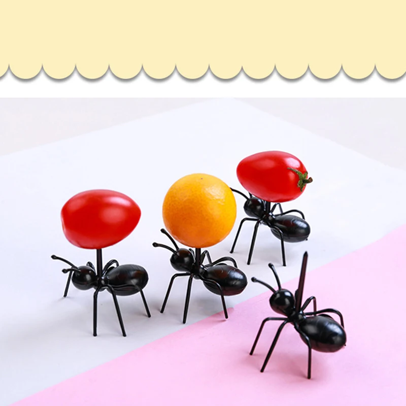 12 Pcs Plastic Fruit Dessert Fork Reusable Ant Shape Fork Multiple Snack Cake Tableware Fork Party Accessories Kitchen Gadgets
12 Pcs Plastic Fruit Dessert Fork Reusable Ant Shape Fork Multiple Snack Cake Tableware Fork Party Accessories Kitchen Gadgets