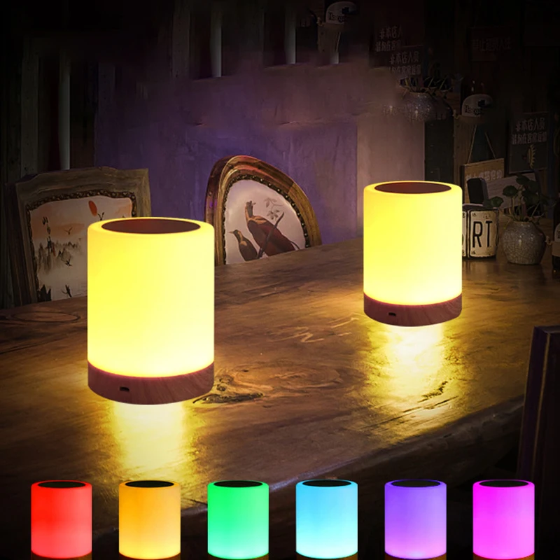 Colors Changing Night Light RGB Remote Control Touch Dimmable Lamp Portable Table Bedside Lamps USB Rechargeable Night Lights
Colors Changing Night Light RGB Remote Control Touch Dimmable Lamp Portable Table Bedside Lamps USB Rechargeable Night Lights