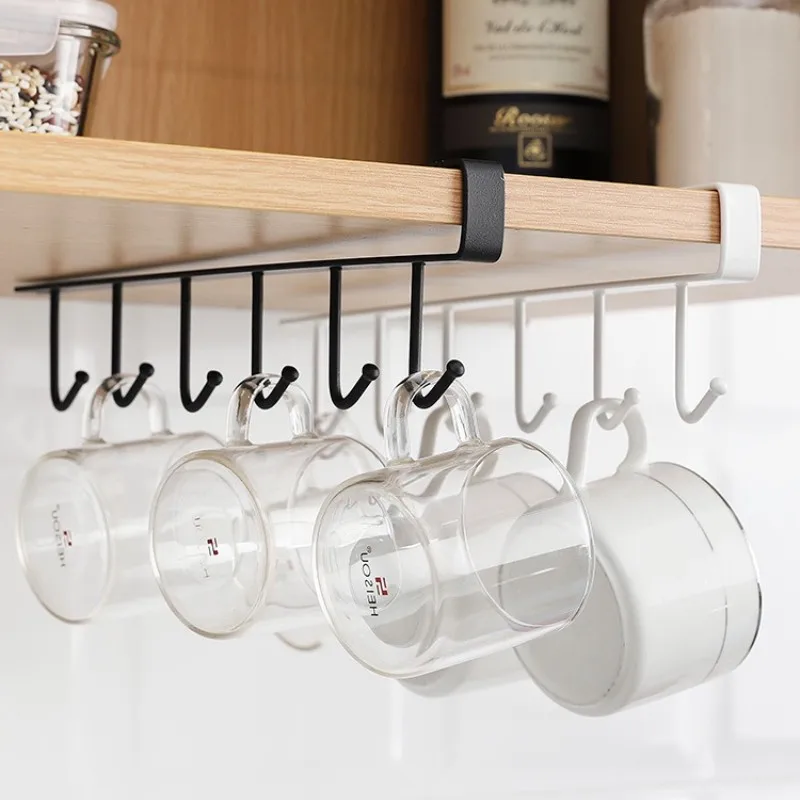 Iron 6 Hooks Storage Shelf Wardrobe Cabinet Under Shelves Cup Hanger Bathroom Kitchen Organizer Hanging Rack Holder Organizer
Iron 6 Hooks Storage Shelf Wardrobe Cabinet Under Shelves Cup Hanger Bathroom Kitchen Organizer Hanging Rack Holder Organizer