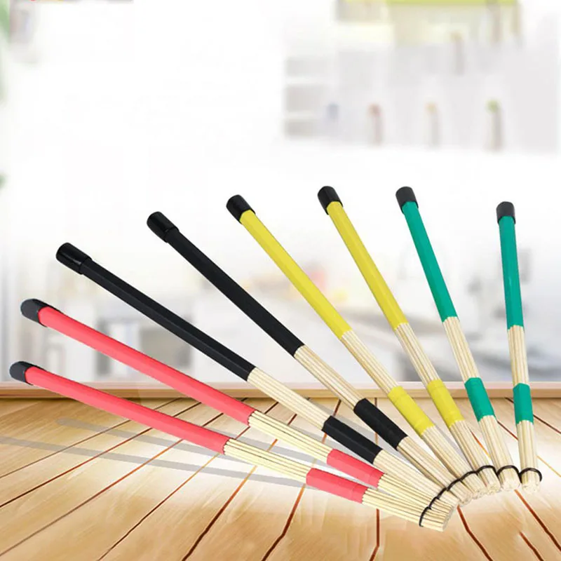 1 Pair Professional Bamboo Country Jazz Ballad Percussion Drum Brushes Bundle Drum Sticks With Rubber Handle 40cm 5 Colors
1 Pair Professional Bamboo Country Jazz Ballad Percussion Drum Brushes Bundle Drum Sticks With Rubber Handle 40cm 5 Colors
