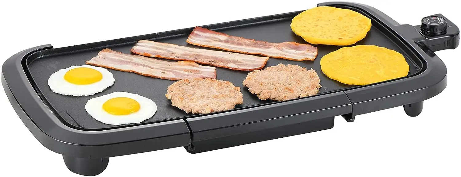 Pancake Indoor Grill 22 inch Extra Large Griddle,Family sized Griddle Non-stick for Pancakes,Burgers, Quesadillas,Breakfast,
Pancake Indoor Grill 22 inch Extra Large Griddle,Family sized Griddle Non-stick for Pancakes,Burgers, Quesadillas,Breakfast,