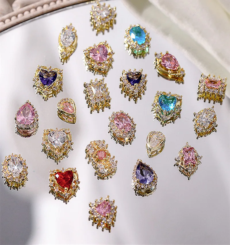 2Pcs Nail Love Square Gems Diamonds Charms Super Sparking Zircon Metal Jewelry Nails Rhinestones Drill DIY Manicure Decorations
2Pcs Nail Love Square Gems Diamonds Charms Super Sparking Zircon Metal Jewelry Nails Rhinestones Drill DIY Manicure Decorations