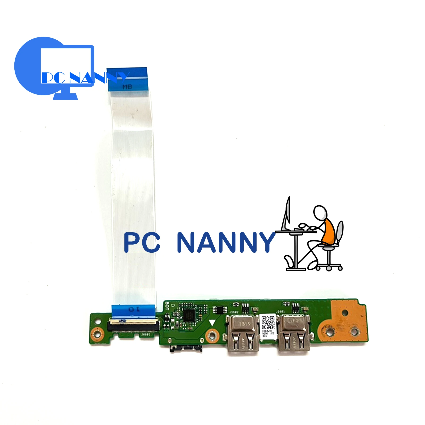 PCNANNY для Asus Vivobook S15 S5300U S5300F S530U X530UN двойной USB светодиодный порт плата 35XKJIB0000
PCNANNY для Asus Vivobook S15 S5300U S5300F S530U X530UN двойной USB светодиодный порт плата 35XKJIB0000