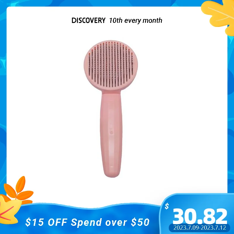 Cleaning Pet Comb Hair Remove Ergonomic Massage Easy Clean Shedding Cat Brush Non Slip Tool Dog Grooming Practical Slicker 
Cleaning Pet Comb Hair Remove Ergonomic Massage Easy Clean Shedding Cat Brush Non Slip Tool Dog Grooming Practical Slicker