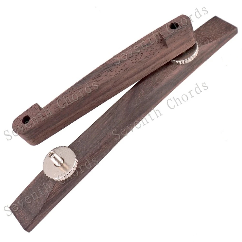 Rosewood 6 String Archtop Guitar Adjustable Bridge Part For Jazz Acoustic Guitar Hollow Semi-hollow Guitar Bridge Arc Design
Rosewood 6 String Archtop Guitar Adjustable Bridge Part For Jazz Acoustic Guitar Hollow Semi-hollow Guitar Bridge Arc Design