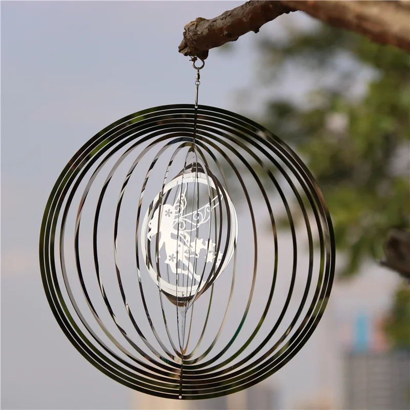 Wind Hanging Spinners Beating Heart Wind Spinner Flowing-Light Effect Wind Chime Hanging Wind Spinner, Kinetic Yard Art
Wind Hanging Spinners Beating Heart Wind Spinner Flowing-Light Effect Wind Chime Hanging Wind Spinner, Kinetic Yard Art