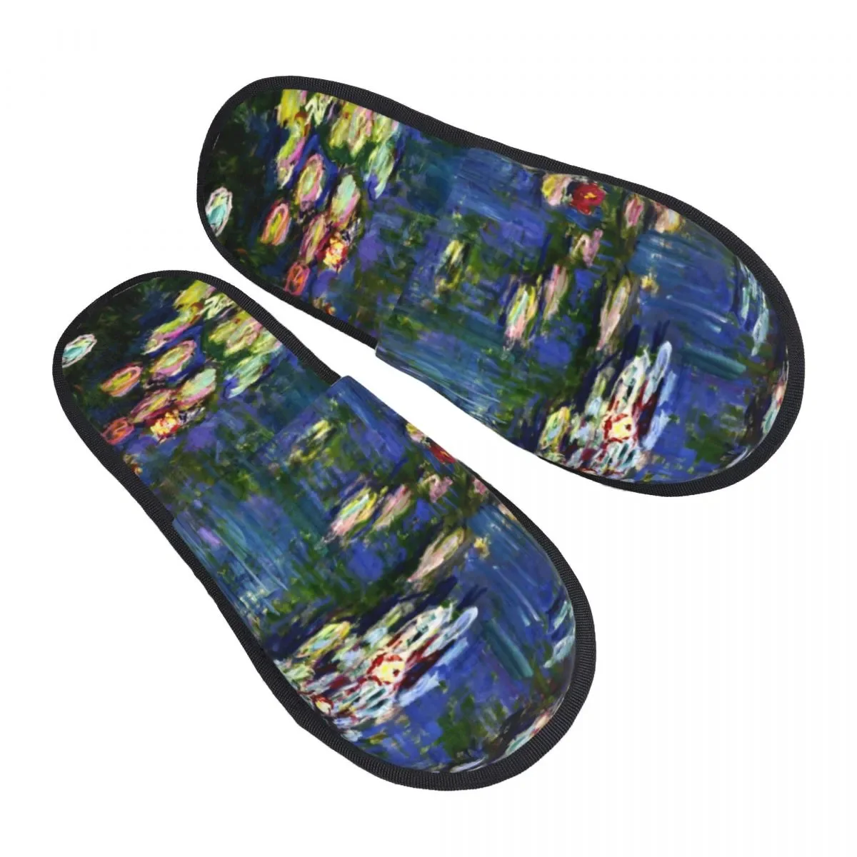 Мягкие домашние тапочки Клода Моне с пенным наполнителем с эффектом памяти, женские Современные художественные удобные теплые Нескользящие тапочки