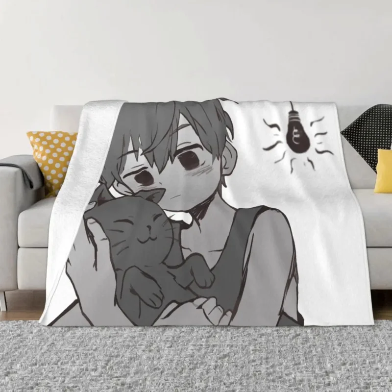 Omori Sunny Flannel Throw Blanket Cat Light Bulb Mewo Blankets for Bed Travel Lightweight Plush Thin Quilt
Omori Sunny Flannel Throw Blanket Cat Light Bulb Mewo Blankets for Bed Travel Lightweight Plush Thin Quilt