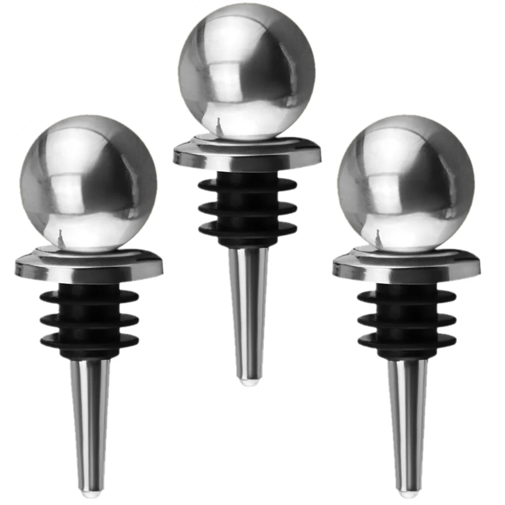 3Pcs Decorative Bottle Decorative Plug Bottle Stoppers Metal Stopper for Decorate Friends Sealing
3Pcs Decorative Bottle Decorative Plug Bottle Stoppers Metal Stopper for Decorate Friends Sealing