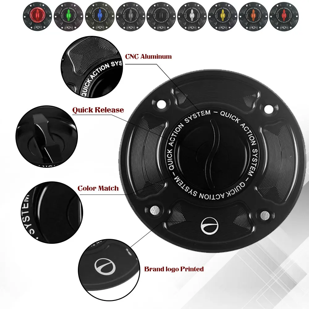 CNC Racing Aluminum Motorcycle Fuel Tank Cap Gas Cap Cover Quickly Release Keyless for SUZUKI BANDIT 96-05 GSX1250S 2001-2004
CNC Racing Aluminum Motorcycle Fuel Tank Cap Gas Cap Cover Quickly Release Keyless for SUZUKI BANDIT 96-05 GSX1250S 2001-2004