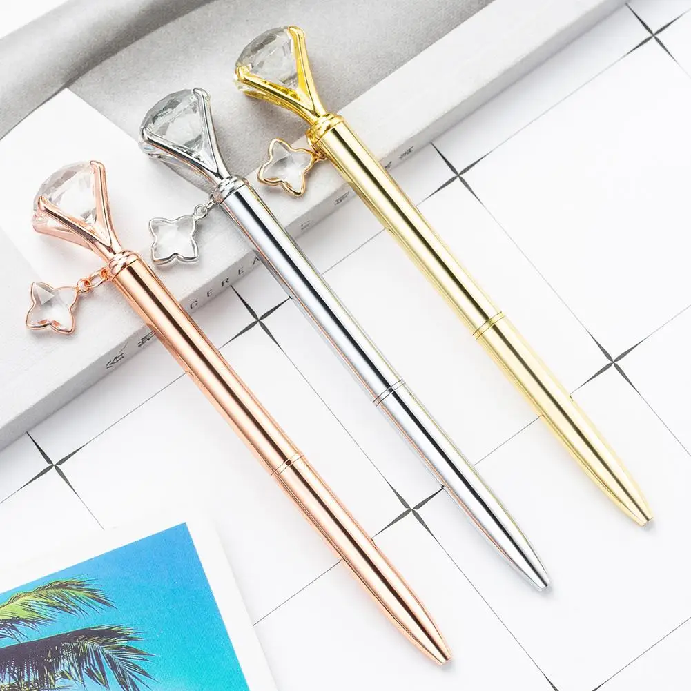 1 Pcs High Quality Ballpoint Pen Large Crystal Diamond Head Ballpoint Pen With Clover Pendant For Student Office Wholesale
1 Pcs High Quality Ballpoint Pen Large Crystal Diamond Head Ballpoint Pen With Clover Pendant For Student Office Wholesale