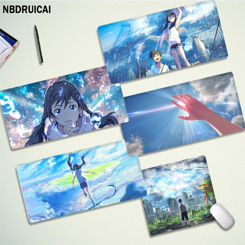 Weathering With You High Quality Keyboards Mat Rubber Gaming Mousepad Desk Mat Size For Kawaii Desk Teen Girls For Bedroom
Weathering With You High Quality Keyboards Mat Rubber Gaming Mousepad Desk Mat Size For Kawaii Desk Teen Girls For Bedroom